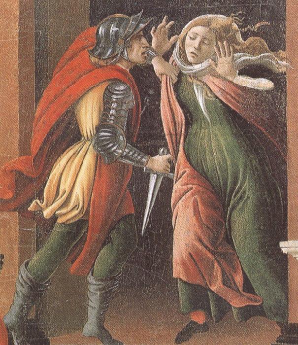 Sandro Botticelli Stories of Lucretia (mk36) Norge oil painting art